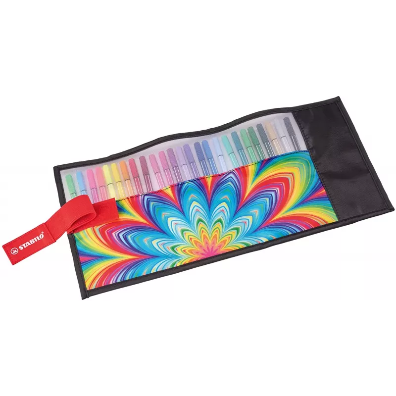 STABILO Pen 68 ARTY Faserstift-Set, 25 Stück, verschiedene Farben