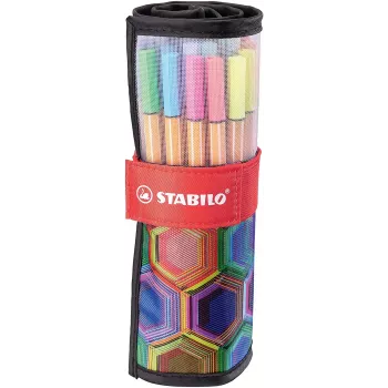 STABILO point 88 Fineliner Stift - Farbmix - 0,4 mm - 20er Pack