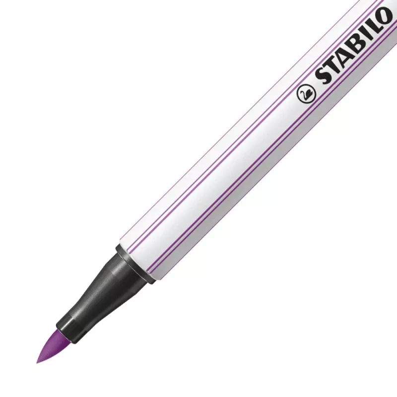 STABILO Pen 68 Brush ARTY Edition Brush Pen Set - 10 Assorted Colors in Cardboard Case