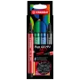 STABILO Pen 68 MAX 4-Pack ARTY Filzstift mit Keilspitze