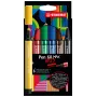 STABILO Pen 68 MAX 6-Pack Arty Edition Filzstifte mit Keilspitze