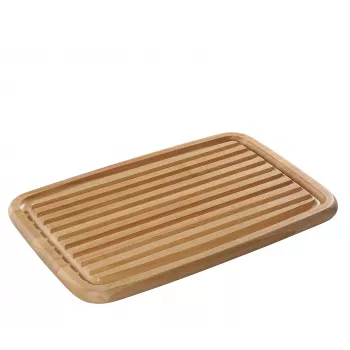 Zassenhaus Brotbrett Gummibaumholz 42x27,5x2 cm