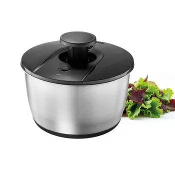 GEFU PUSH IT Salatschleuder Edelstahl