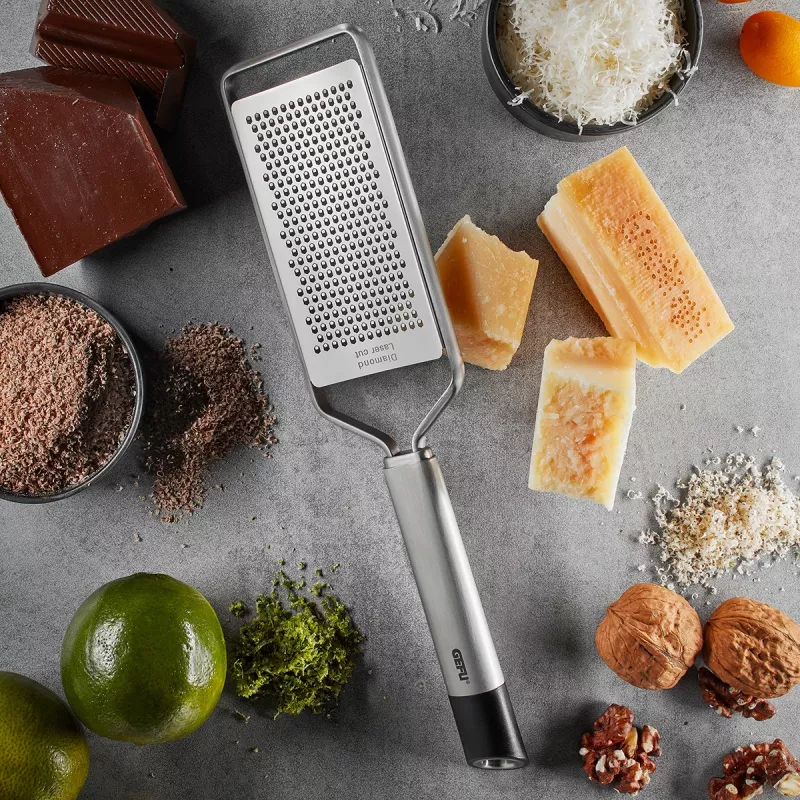 GEFU PRIMELINE Mini Feinreibe Edelstahl/Schwarz