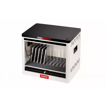 PARAT PARAPROJECT Cube C12 Geräte-Aufbewahrungsbox - abschließbar - für 12 Tablets/Notebooks - Stahl, ABS-Kunststoff - Grau - Bildschirmgröße bis zu 12 Zoll (30,5 cm)