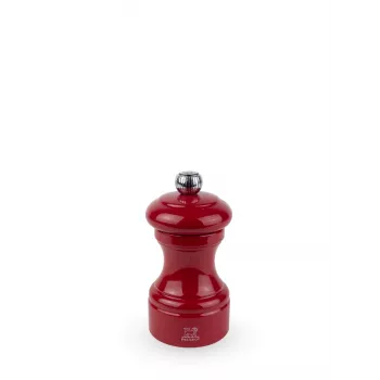 Peugeot Bistro Pfeffermühle 10 cm Passion Rot lackiertes Buchenholz