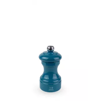 Peugeot Bistro Pfeffermühle 10 cm Pazifikblau lackiertes Holz