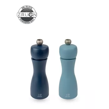 Peugeot Tahiti Salz- und Pfeffermühlen-Set, 2er-Set, 15 cm, Night & Azur