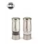 Peugeot Zeli Duo PM+SM Z Elektrische Salz- und Pfeffermühle Set Silber 14 cm