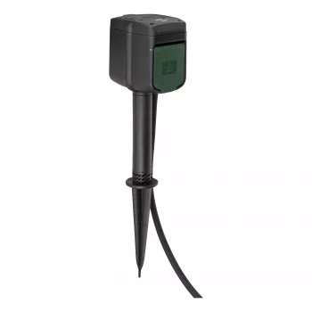 Brennenstuhl Connect WiFi Gartensteckdose mit Erdspieß CS und Mo