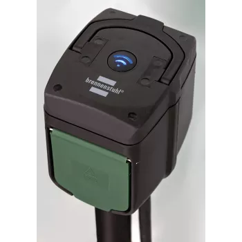 Brennenstuhl Connect WiFi Gartensteckdose mit Erdspieß CS und Mo