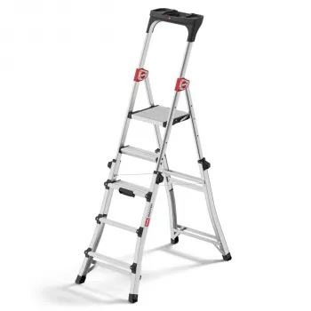 Hailo Master TL100 3-5 Stufen Aluminiumleiter 150 kg Tragfähigkeit