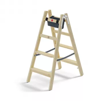 Hailo Master H80 2 x 4 Stufen Doppelseitige Trittleiter