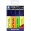 STAEDTLER Textsurfer Classic 3+1 Promopack Highlighter Set, Chisel Tip, 1.0-5.0 mm, Assorted Colors