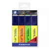 STAEDTLER Textsurfer Classic 3+1 Promopack Highlighter Set, Chisel Tip, 1.0-5.0 mm, Assorted Colors