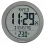 KIENZLE DCF Funk-Wanduhr mit Raumtemperaturanzeige, Anthrazit
