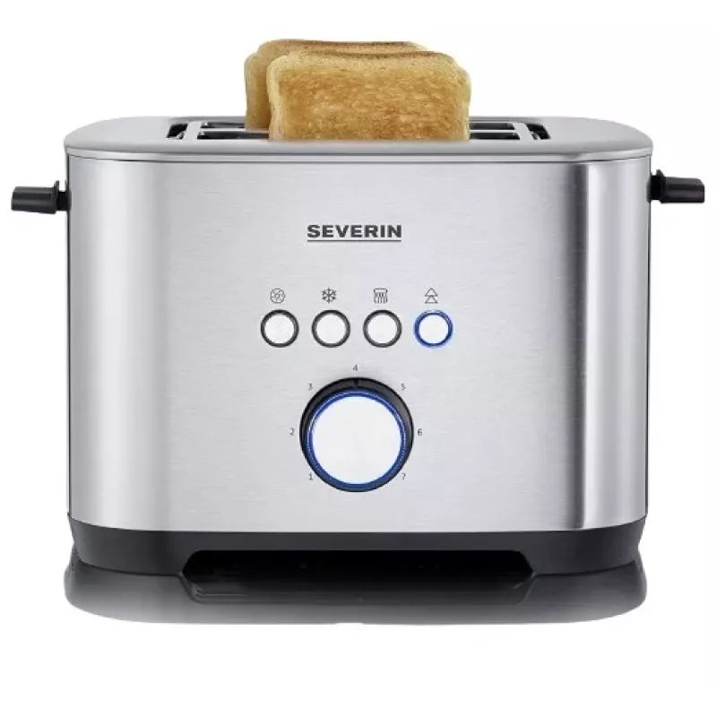 SEVERIN AT 2620 Toaster 800 W 2 Slots Silver/Black