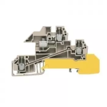Weidmüller Durchgangsklemme, Beige, 2,5 mm², 24 A, 50 Stück