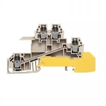 Weidmüller Durchgangs-Reihenklemme, Schraubanschluss, 2,5 mm², 800 V, 24 A, beige, 50 Stück