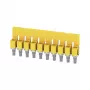 Weidmüller WQV 4/10 Querverbinder, 10-polig, 4 mm², gelb, Polyamid, UL 94 V-0, Packung mit 20 Stück