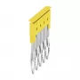 Weidmüller ZQV 2.5/5 Querverbinder, gelb, 5-polig, 24 A, 800 V, 2,5 mm²
