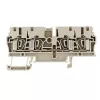 Weidmüller ZDU 2.5/4AN Durchgangsklemme, Federklemmanschluss, 2,5 mm², Beige, 100 Stück