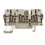 Weidmüller ZDU 2.5/3AN Durchgangsklemme, Federklemmanschluss, 2,5 mm², Beige, 100 Stück