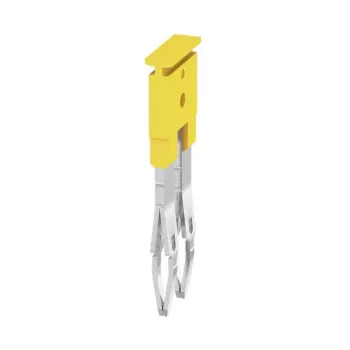 Weidmüller ZQV 2.5/2 Querverbinder, 2,5 mm², 2-polig, gelb, 60 Stück