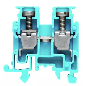Weidmüller Durchgangsklemme AKZ 2.5 BL, blau, Schraubanschluss, 2,5 mm², 800 V, 24 A