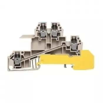 Weidmüller Durchgangsklemme, Schraubanschluss, 2,5 mm², 24 A, 800 V, beige, 50 Stück