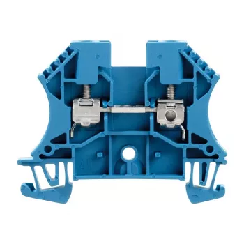 Weidmüller WDU 4 BL Durchgangs-Reihenklemme, 4 mm², Schraubanschluss, blau, 100 Stück
