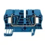 Weidmüller ZDU 6 BL Durchgangs-Reihenklemme, 6 mm², Zugfederanschluss, Blau, 50 Stück