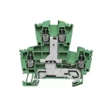Weidmüller Durchgangs-Reihenklemme, Schraubanschluss, 2,5 mm², 24 A, 800 V, Grün, 100 Stück