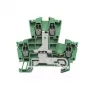 Weidmüller Durchgangs-Reihenklemme, Schraubanschluss, 2,5 mm², 24 A, 800 V, Grün, 100 Stück