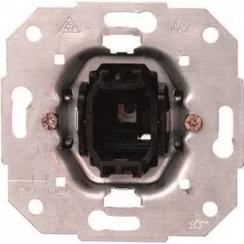 HEINRICH KOPP Wechselschalter 10A 250V AC Unterputz Schraubklemmen IP20 Thermoplast Weiß für HK05 HK07 Aluminium Serie 503600006