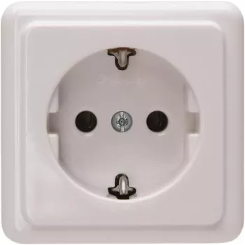 Heinrich Kopp Schuko-Steckdose Aufputz 1-fach 16A 250V Arktisweiß 101802000