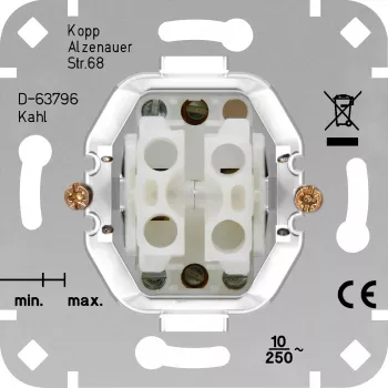 HEINRICH KOPP Series Taster-Einsatz HK05/HK07 Aluminium 503800002