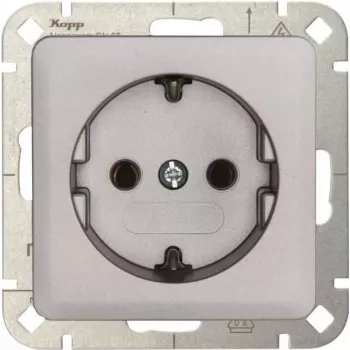 Heinrich Kopp HK02 Schuko Steckdose Edelstahl 1-fach Unterputz 16A 250V