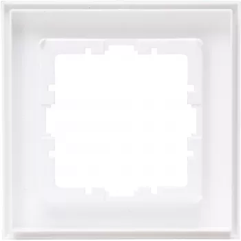 Heinrich Kopp HK07 Abdeckrahmen 1-fach Arctic White Matt