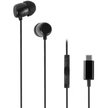 Vivanco Stereo USB-C In-Ear Kopfhörer, Schwarz (61752)