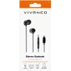 Vivanco Stereo USB-C In-Ear Kopfhörer, Schwarz (61752)