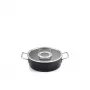 Fissler Adamant CA 24cm Schmortopf mit Glasdeckel, 4,2L, induktionsgeeignet, antihaftbeschichtet, made in Germany
