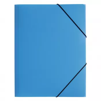 PAGNA Dokumentenmappe A3 Polypropylen Blau Gummizug 5 Stück