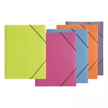 PAGNA 21638-02 A3 Polypropylen (PP) Weiß Gummizug-Sammelmappe 5er-Pack