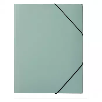PAGNA Pastell eco Eckspannmappe DIN A4 PP Pastellgrün für Dokumente im A4-Format