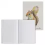 PAGNA Notizbuch Squirrel DIN A5 Punktkariert Beige Hardcover 128 Seiten
