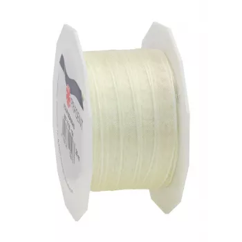 C.E. Pattberg Four Seasons Geschenkband Seide Matt Creme 40 mm x 25 m