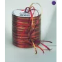 C.E. Pattberg Geschenkband Raffia Glänzend Rot/Gold 3,0 mm x 50,0 m