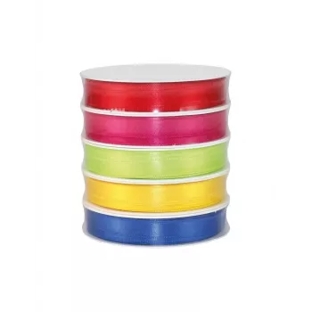 C.E. Pattberg Geschenkband Satin satiniert mehrfarbig 10,0 mm x 5x 3,0 m