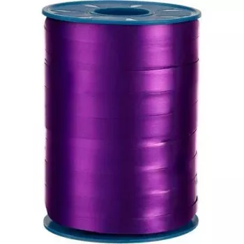 C.E. PATTBERG MEXICO Geschenkband, einseitig hochglänzend beschichtet, matte Rückseite, violett, 10 mm x 250 m